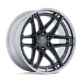 Fuel - FC408 FLIGHT - Gunmetal - Gloss Gunmetal W/ Chrome Lip - 20" x 9", 1 Offset, 6x139.7 (Bolt pattern), 106.10mm HUB