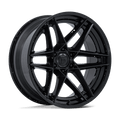 Fuel - FC408 FLIGHT - Black - Matte Black W/ Gloss Black Lip - 20" x 9", 1 Offset, 6x139.7 (Bolt pattern), 106.10mm HUB