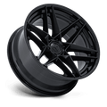 Fuel - FC408 FLIGHT - Black - Matte Black W/ Gloss Black Lip - 22" x 10", -18 Offset, 6x135 (Bolt pattern), 87.10mm HUB