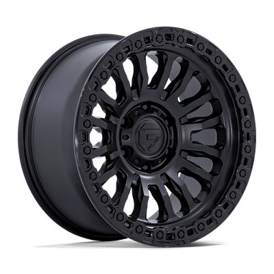 Fuel - FC857 RINCON - Black - Matte Black with Gloss Black Lip - 17" x 8.5", -1 Offset, 6x135 (Bolt pattern), 87.10mm HUB