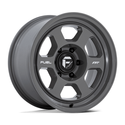 Fuel - FC860 HYPE - Grey - Battleship Gray - 17" x 8.5", -10 Offset, 5x127 (Bolt pattern), 71.5mm HUB