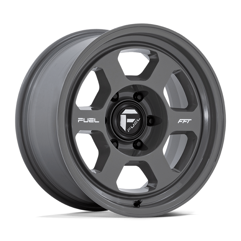 Fuel - FC860 HYPE - Grey - Battleship Gray - 17" x 8.5", -10 Offset, 5x127 (Bolt pattern), 71.5mm HUB