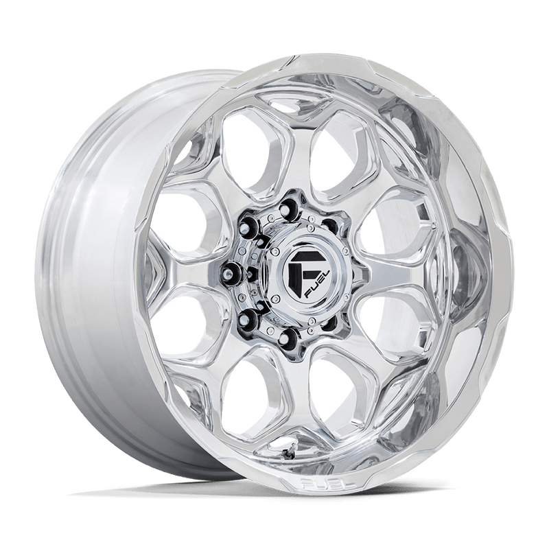 Fuel - FC862 SCEPTER - Polished - Polished Milled - 20" x 9", 1 Offset, 8x170 (Bolt pattern), 125.1mm HUB