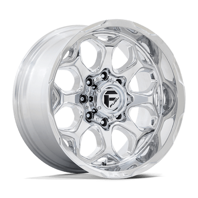 Fuel - FC862 SCEPTER - Polished - Polished Milled - 22" x 12", -44 Offset, 6x135 (Bolt pattern), 87.1mm HUB