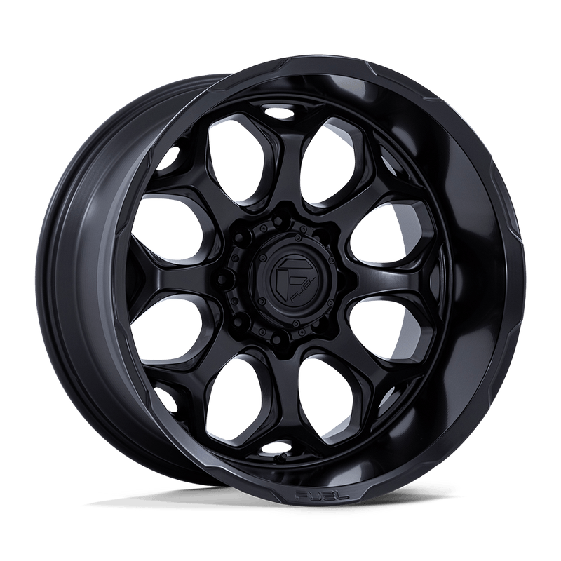 Fuel - FC862 SCEPTER - Black - Blackout - 20" x 10", -18 Offset, 8x170 (Bolt pattern), 125.1mm HUB