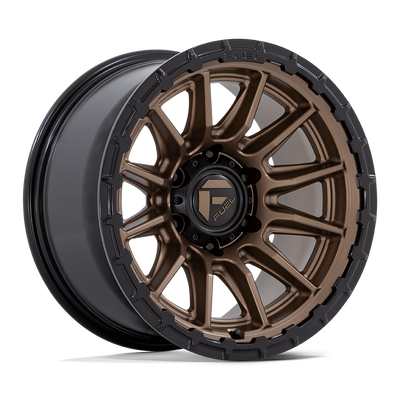Fuel - FC866 PISTON - Bronze - Matte Bronze with Gloss Black Lip - 22" x 9.5", 20 Offset, 6x135 (Bolt pattern), 87.1mm HUB