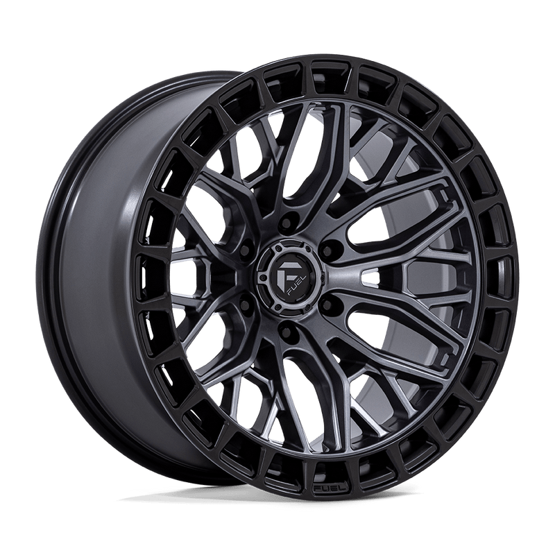 Fuel - FC869 SIGMA - Gunmetal - Matte Gunmetal with Matte Black Lip - 20" x 9", 1 Offset, 6x135 (Bolt pattern), 87.10mm HUB