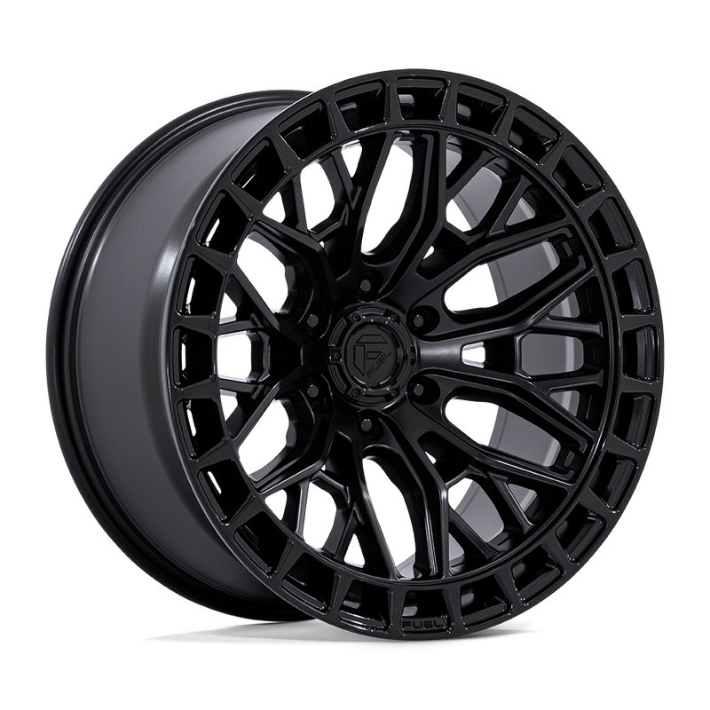 Fuel - FC869 SIGMA - Black - Blackout with Gloss Black Lip - 20" x 9", 1 Offset, 6x139.7 (Bolt pattern), 106.1mm HUB