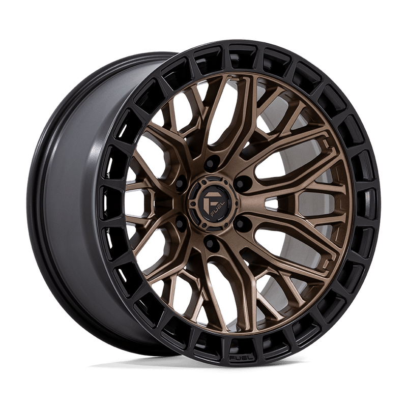 Fuel - FC869 SIGMA - Bronze - Matte Bronze with Matte Black Lip - 17" x 9", 1 Offset, 6x139.7 (Bolt pattern), 106.10mm HUB