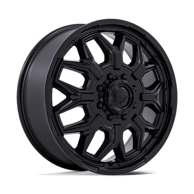 Fuel - D871 FLUX DUALLY - Black - Blackout - 22" x 8.25", 104 Offset, 8x165.1 (Bolt pattern), 121.50mm HUB