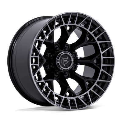 Fuel - FC873 CHARGER - Black - Gloss Black Brushed Face Dark Tint - 20" x 9", 1 Offset, 8x180 (Bolt pattern), 124.20mm HUB