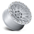 Fuel - FC881 SURGE - Silver - Gloss Silver W/ Machined Face - 17" x 9", 20 Offset, 6x139.7 (Bolt pattern), 106.10mm HUB