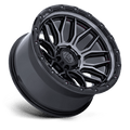 Fuel - FC881 SURGE - Black - Gloss Black Machined W/ Gtcc - 18" x 9", 20 Offset, 6x139.7 (Bolt pattern), 106.10mm HUB