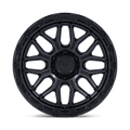 Fuel - FC881 SURGE - Black - Matte Black W/ Gloss Black Lip - 18" x 9", 20 Offset, 6x135 (Bolt pattern), 87.10mm HUB