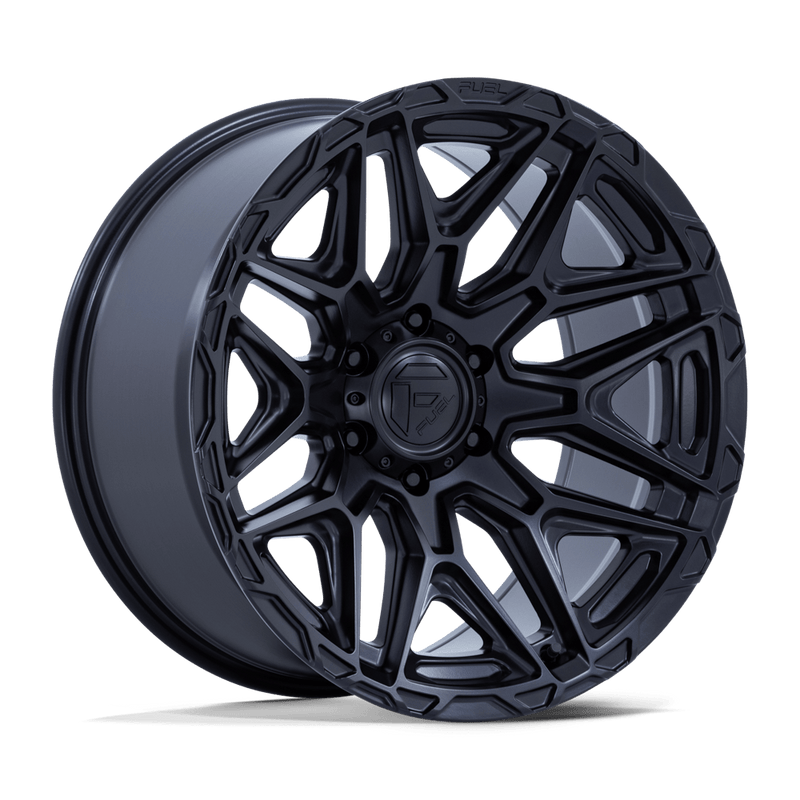 Fuel - INJECTOR - Black - Matte Black - 20" x 9", 1 Offset, 8x180 (Bolt pattern), 124.20mm HUB