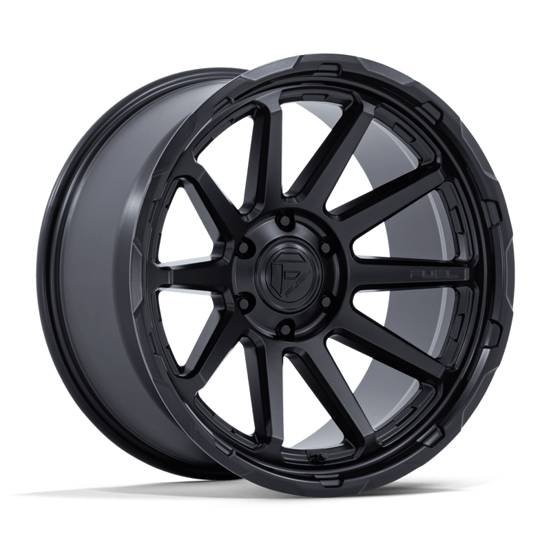 Fuel - CIRCUIT - Black - Matte Black - 20" x 10", -18 Offset, 5x127 (Bolt pattern), 71.50mm HUB