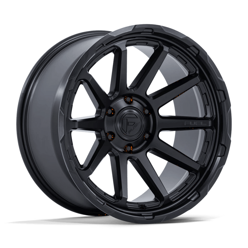 Fuel - FC887 CIRCUIT - Black - Matte Black - 17" x 9", -12 Offset, 5x127 (Bolt pattern), 71.5mm HUB