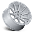 Fuel - FC887 CIRCUIT - Silver - Gloss Silver W/ Machined Face - 17" x 9", 1 Offset, 6x135 (Bolt pattern), 87.1mm HUB