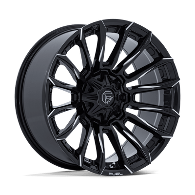 Fuel - BLADE - Black - Gloss Black Milled - 20" x 10", -18 Offset, 8x180 (Bolt pattern), 124.20mm HUB
