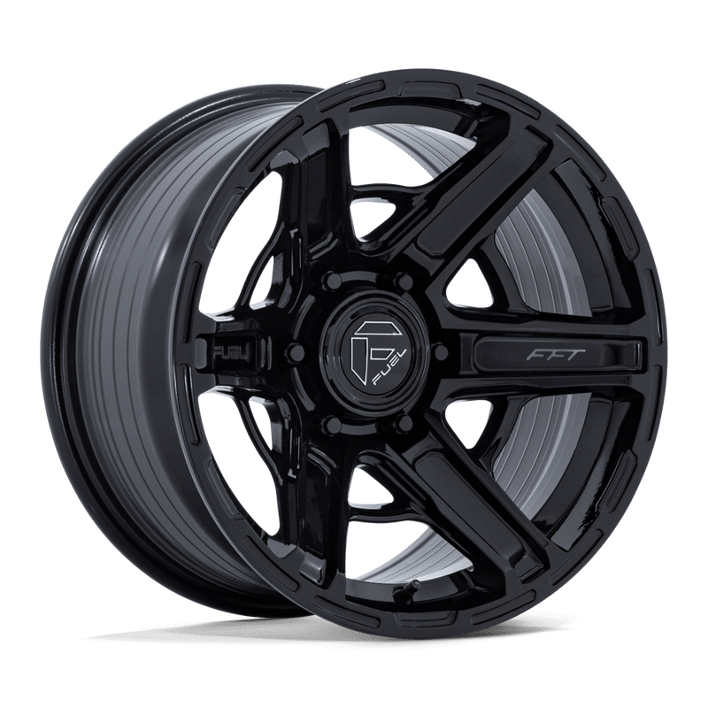 Fuel - GAMBIT - Black - Gloss Black - 17" x 8.5", 0 Offset, 6x135 (Bolt pattern), 87.10mm HUB