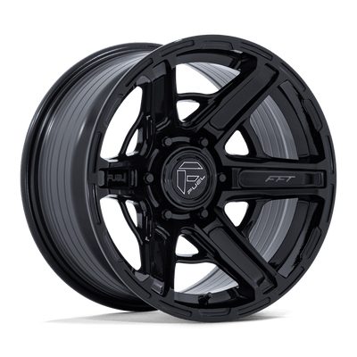 Fuel - GAMBIT - Black - Gloss Black - 17" x 9", 1 Offset, 6x135 (Bolt pattern), 87.10mm HUB