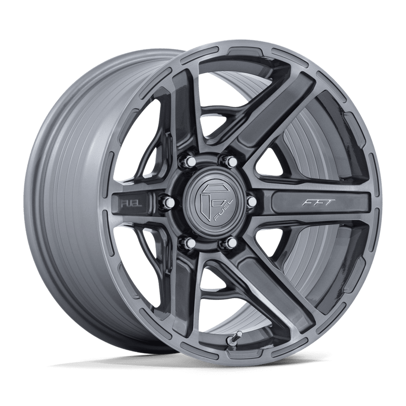 Fuel - GAMBIT - Grey - Platinum - 20" x 10", -18 Offset, 6x139.7 (Bolt pattern), 106.10mm HUB