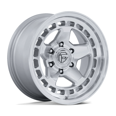 Fuel - FC894 CORE - Silver - Hyper Silver W/ Machined Face - 17" x 8.5", 25 Offset, 5x127 (Bolt pattern), 71.5mm HUB