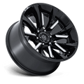Fuel - FC895 TANTRUM - Black - Gloss Black Milled - 22" x 10", -18 Offset, 8x165.1 (Bolt pattern), 125.1mm HUB