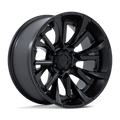 Fuel - FC895 TANTRUM - Black - Matte Black - 20" x 10", -18 Offset, 6x139.7 (Bolt pattern), 106.1mm HUB