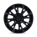 Fuel - FC895 TANTRUM - Black - Matte Black - 20" x 9", 20 Offset, 6x135 (Bolt pattern), 87.1mm HUB