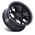 Fuel - FC896 HEATHEN - Black - Gloss Black Gloss Gunmetal Lip - 20" x 9", 20 Offset, 6x139.7 (Bolt pattern), 106.1mm HUB