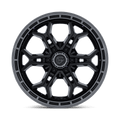 Fuel - FC896 HEATHEN - Black - Gloss Black Gloss Gunmetal Lip - 20" x 9", 20 Offset, 6x135 (Bolt pattern), 87.1mm HUB