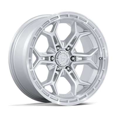 Fuel - FC896 HEATHEN - Silver - Gloss Silver W/ Machined Face - 20" x 9", 20 Offset, 6x139.7 (Bolt pattern), 106.1mm HUB