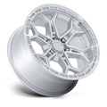 Fuel - FC896 HEATHEN - Silver - Gloss Silver W/ Machined Face - 20" x 9", 1 Offset, 6x139.7 (Bolt pattern), 106.1mm HUB