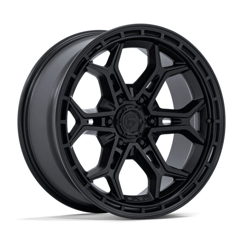 Fuel - FC896 HEATHEN - Black - Matte Black - 20" x 9", 1 Offset, 6x139.7 (Bolt pattern), 106.1mm HUB
