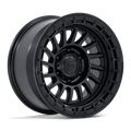 Fuel - FC897 HAVOC - Black - Matte Black W/ Gloss Black Lip - 17" x 9", 1 Offset, 6x139.7 (Bolt pattern), 106.1mm HUB
