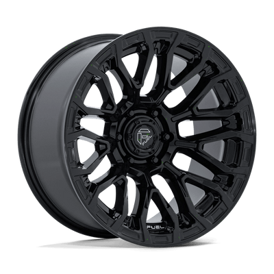 Fuel - FC899 CHISEL - Black - Gloss Black - 20" x 10", -18 Offset, 6x135 (Bolt pattern), 87.1mm HUB