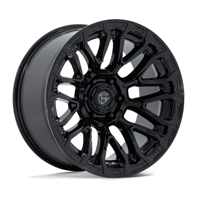 Fuel - FC899 CHISEL - Black - Gloss Black - 20" x 10", -18 Offset, 6x135 (Bolt pattern), 87.1mm HUB