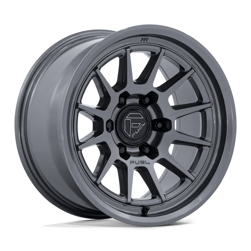 Fuel - FC902 SPUR - Gunmetal - Gloss Gunmetal - 17" x 8.5", 25 Offset, 6x135 (Bolt pattern), 87.1mm HUB