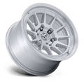 Fuel - FC902 SPUR - Silver - Gloss Silver W/ Machined Face - 17" x 9", -12 Offset, 6x139.7 (Bolt pattern), 106.1mm HUB