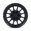 Fuel - FC902 SPUR - Black - Matte Black - 17" x 9", 1 Offset, 6x139.7 (Bolt pattern), 106.1mm HUB
