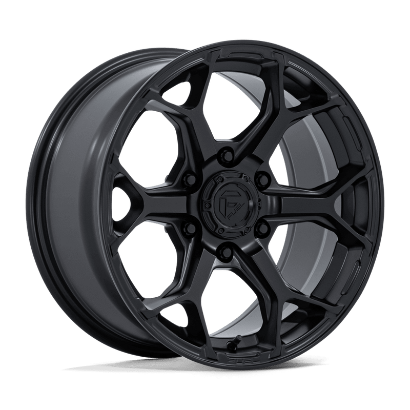 Fuel - FC903 SPLICER - Black - BLACKOUT - 17" x 9", -12 Offset, 6x139.7 (Bolt Pattern), 106.1mm HUB