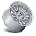 Fuel - FC905 ASCEND - Silver - Gloss Silver W/ Machined Face - 17" x 9", 1 Offset, 6x139.7 (Bolt pattern), 106.1mm HUB