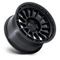 Fuel - FC905 ASCEND - Black - Matte Black W/ Gloss Black Lip - 17" x 8.5", 25 Offset, 6x139.7 (Bolt pattern), 106.1mm HUB