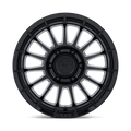 Fuel - FC905 ASCEND - Black - Matte Black W/ Gloss Black Lip - 20" x 9", 1 Offset, 6x135 (Bolt pattern), 87.1mm HUB