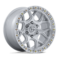 Fuel - FC908 PUMA - Silver - Gloss Silver W/ Machined Face - 17" x 9", -12 Offset, 6x139.7 (Bolt pattern), 106.1mm HUB