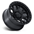Fuel - FC908 PUMA - Black - Matte Black W/ Gloss Black Lip - 17" x 9", 1 Offset, 6x135 (Bolt pattern), 87.1mm HUB