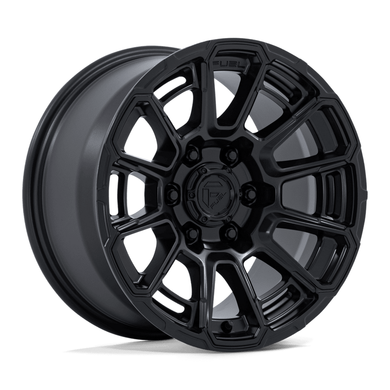 Fuel - FC910 FOXHOUND - Black - BLACKOUT - 17" x 9", 1 Offset, 6x139.7 (Bolt Pattern), 106.1mm HUB