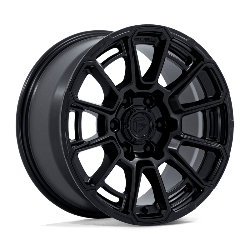 Fuel - FC910 FOXHOUND - Black - BLACKOUT - 18" x 9", 1 Offset, 6x139.7 (Bolt Pattern), 106.1mm HUB