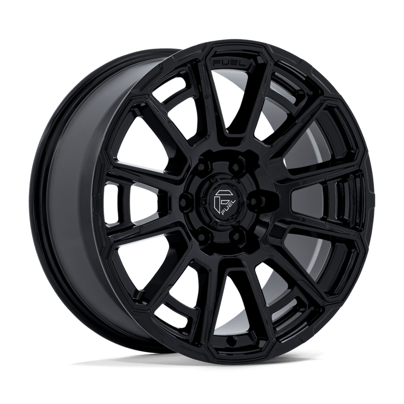 Fuel - FC910 FOXHOUND - Black - GLOSS BLACK - 20" x 9", 1 Offset, 6x139.7 (Bolt Pattern), 106.1mm HUB